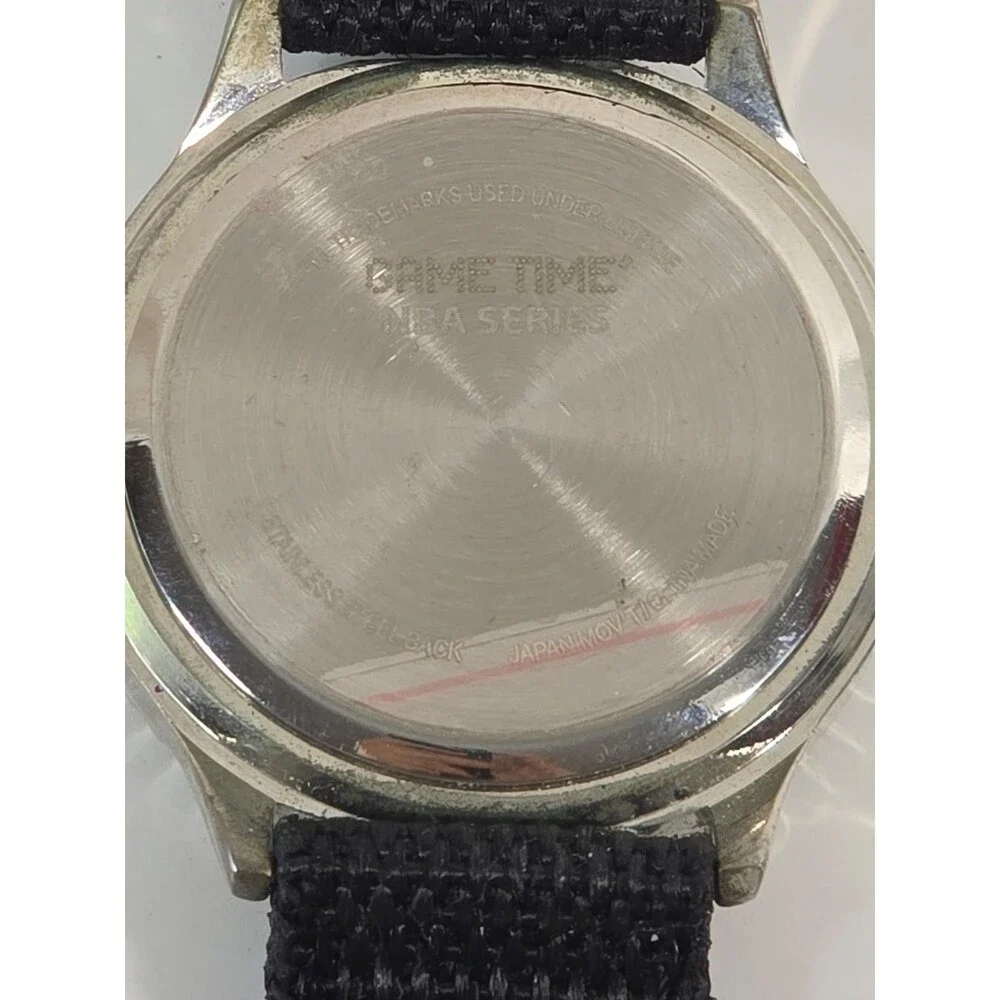 Vintage Game Time Miami Heat Men's Sports Stainless Steel Watch Black Band